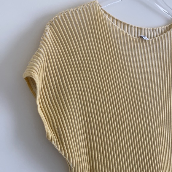 *NWOT* Uniqlo 3D Cotton Ribbed Crew Neck Dress - Picture 8 of 14